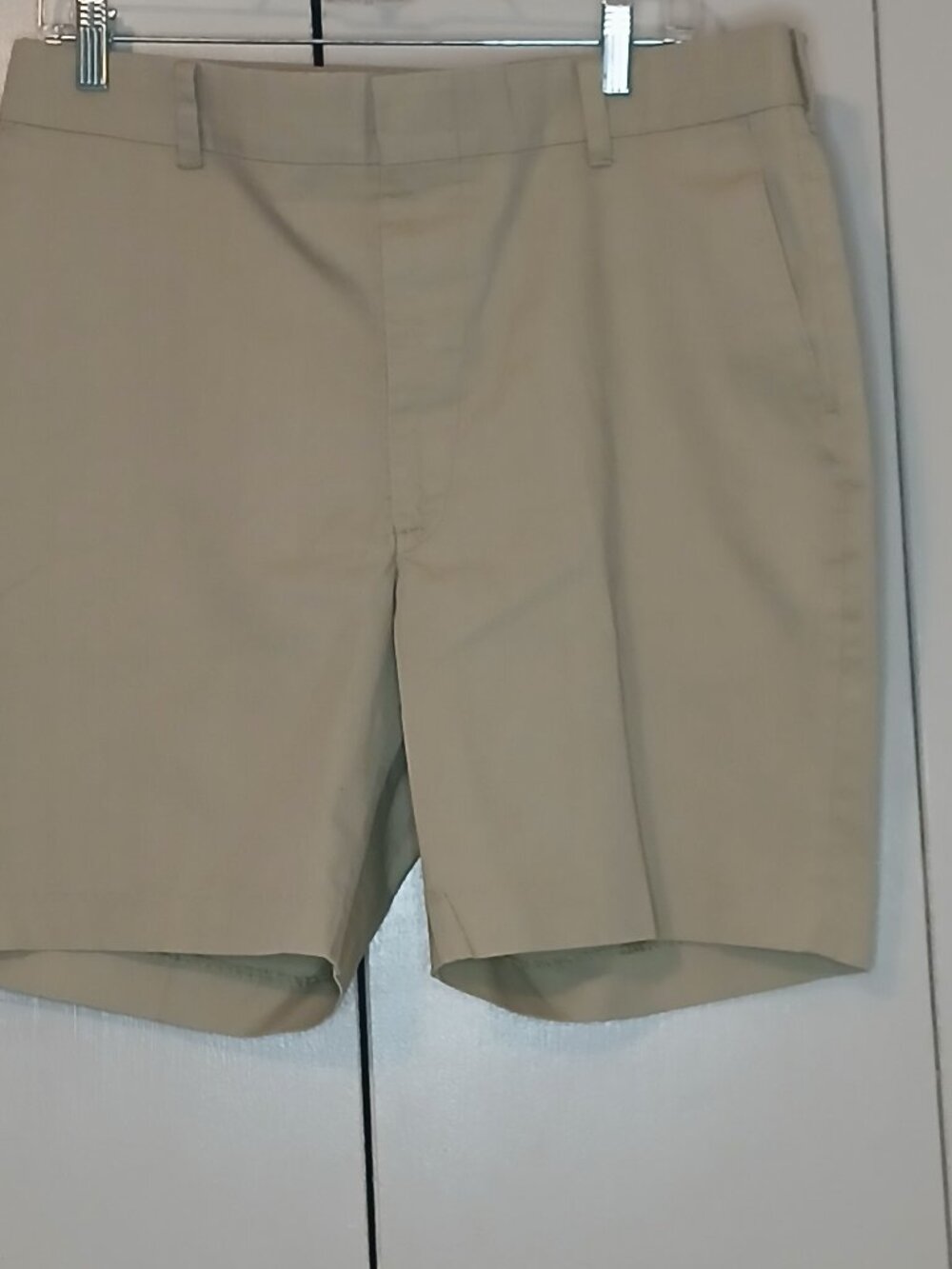 Unbranded Khaki Shorts 36 Ban-Roll Waist (1085A7)